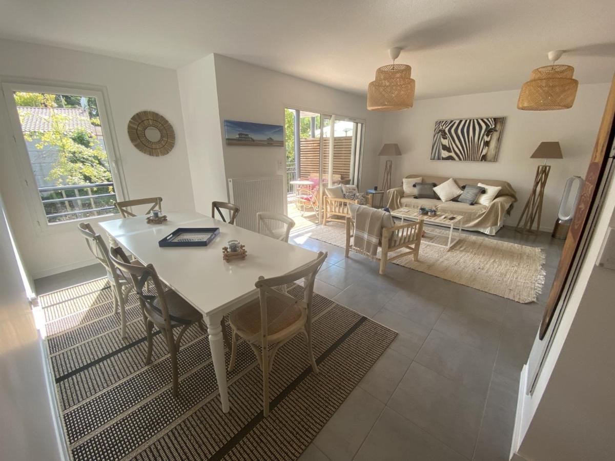 Charmant Appartement Pour 6 En Centre-Ville D'Arcachon Avec Terrasse, Parking Et Wifi - Fr-1-474-174 Екстер'єр фото